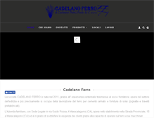 Tablet Screenshot of cadelanoferro.it
